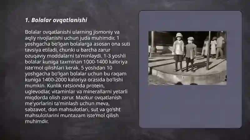 Maktabgacha yoshdagi bolalar oʻsishining umumiy shart sharoitlari 3