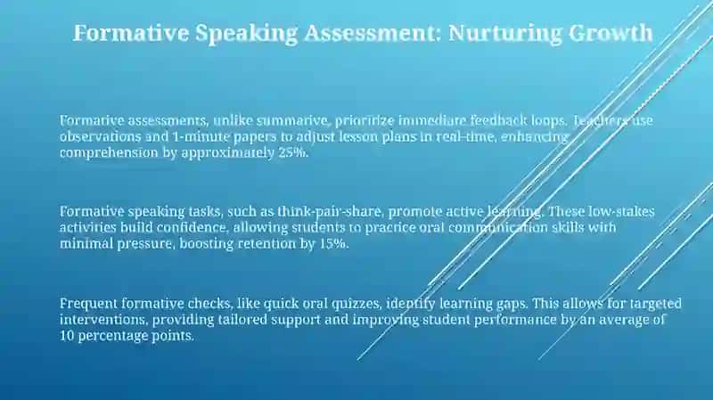 Formative vs. Summative Speaking Assessment 3
