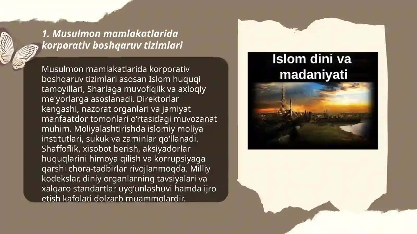 Musulmon mamlakatlarida korporativ tashkilotlar 3
