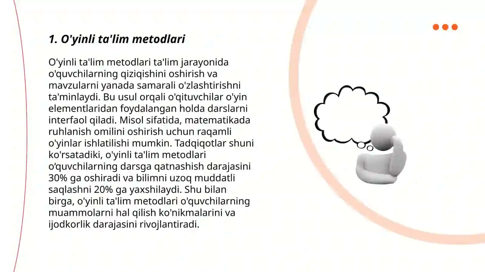 O'yinli ta'lim metodlari 3