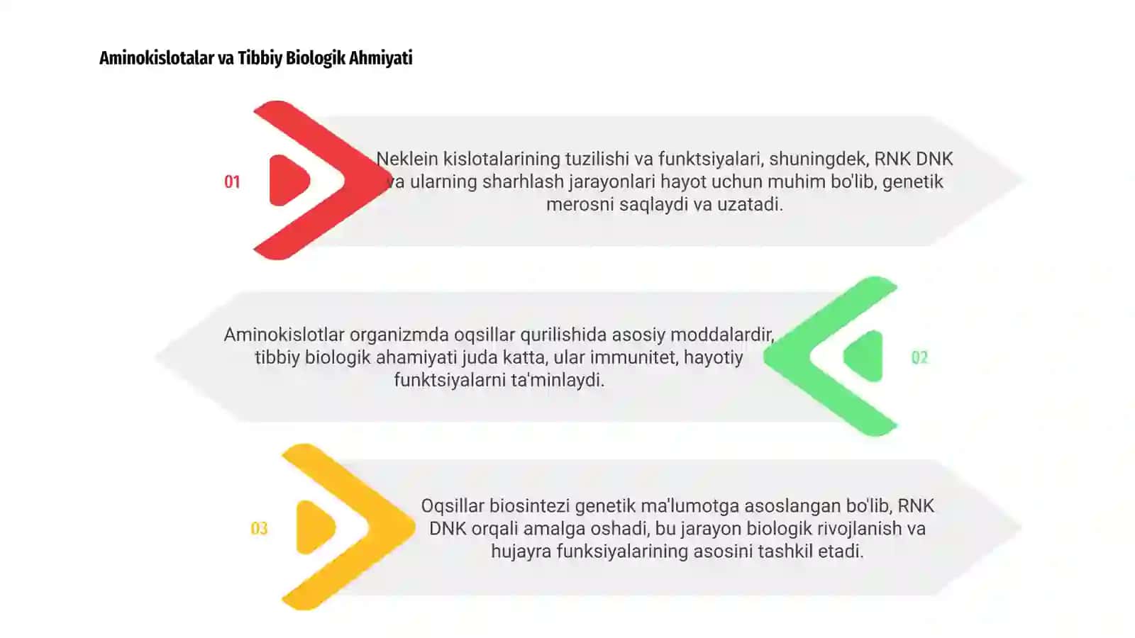 Aminokislotalar va Tibbiy Biologik Ahmiyati 3