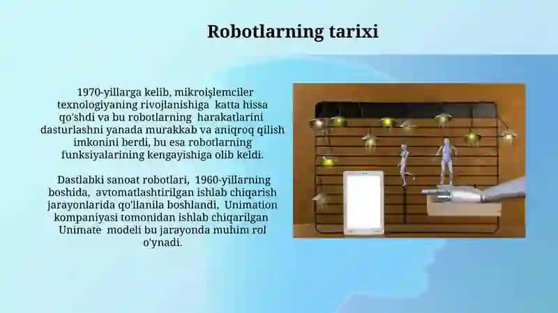 Robotlar haqida malumot 3