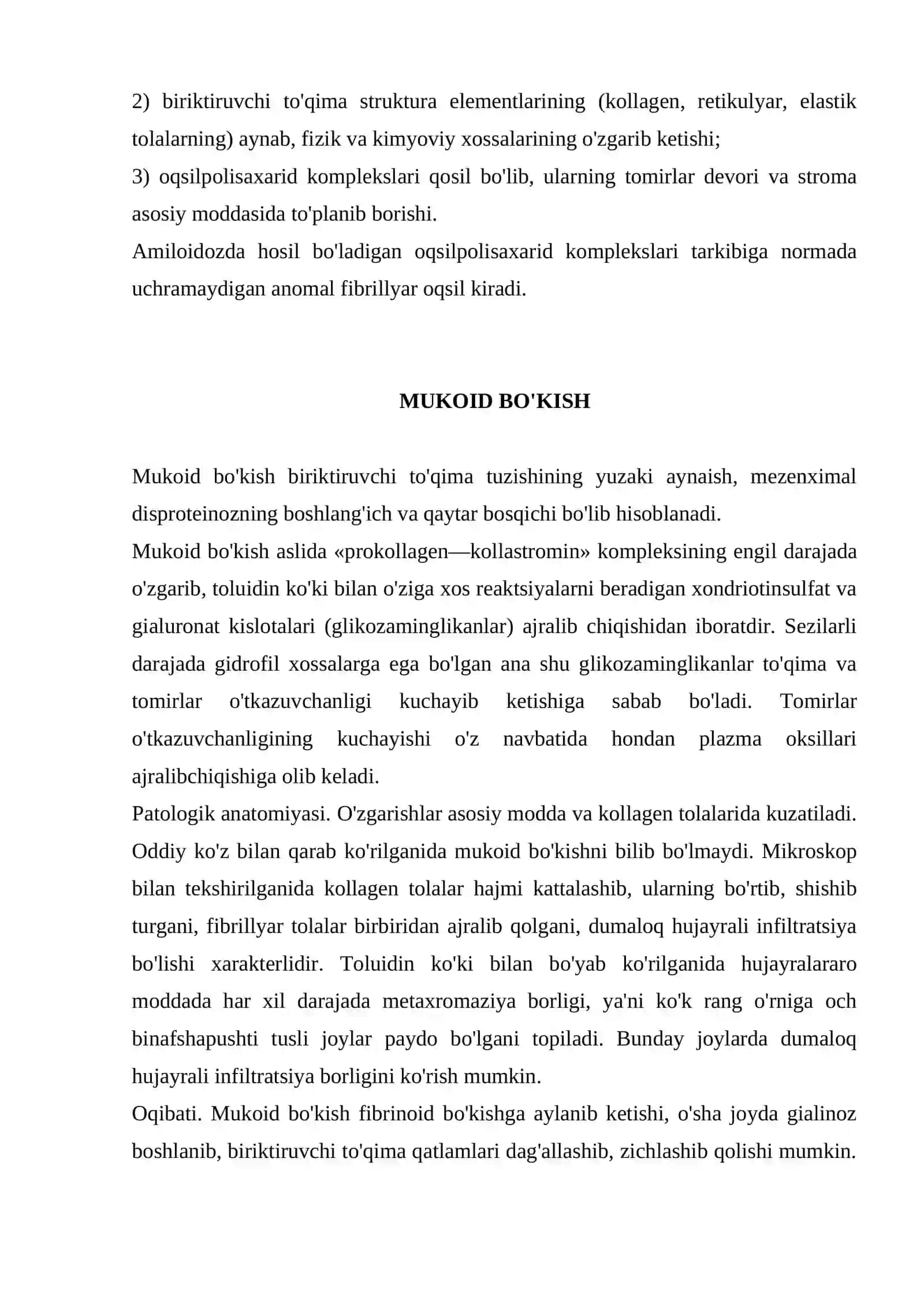 To'qimalar tuzilishi, faoliyati va patologiyasi 3