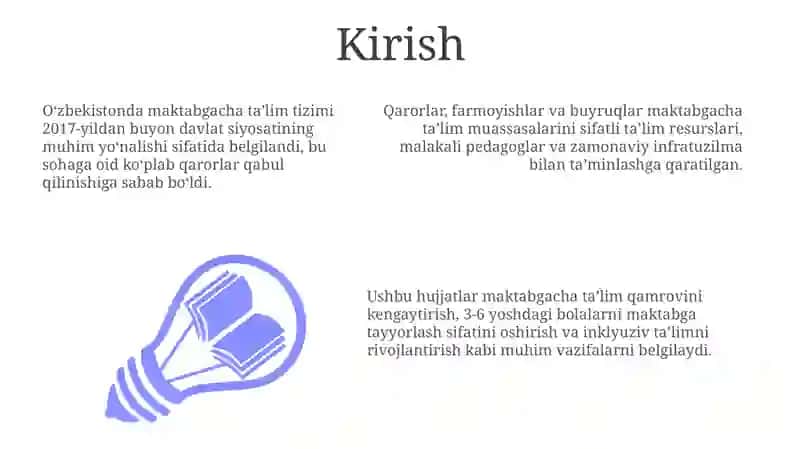Maktabgacha ta'limda qarorlar va farmoyishlar 3