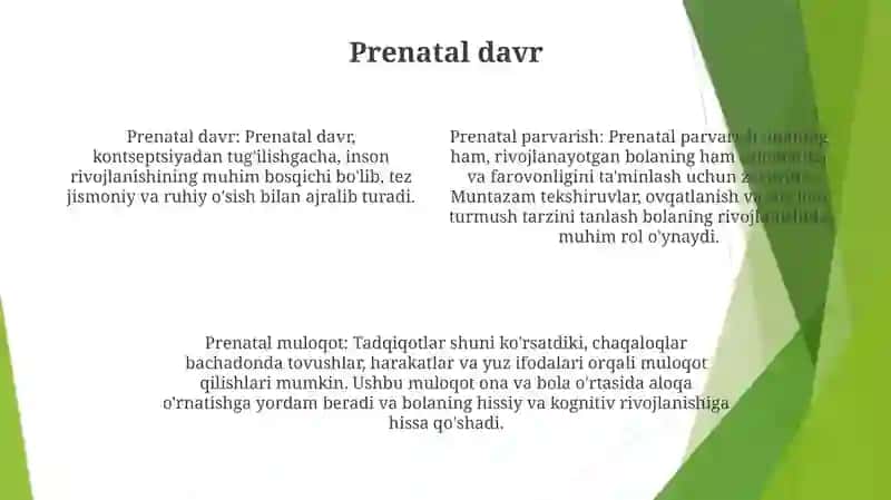 Prenetal Va Chaqaloqlik Davrida Psixofiziologik Rivojlanishiga Xos Xususiyatlari 3