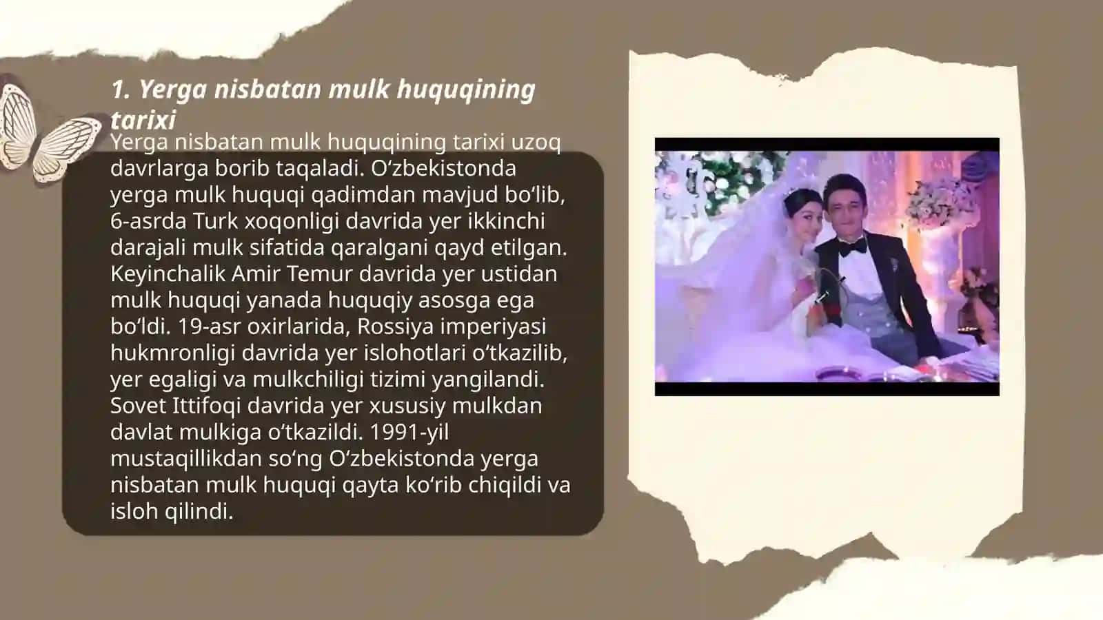 Yerga nisbatan mulkchiligi tushunchasi 3