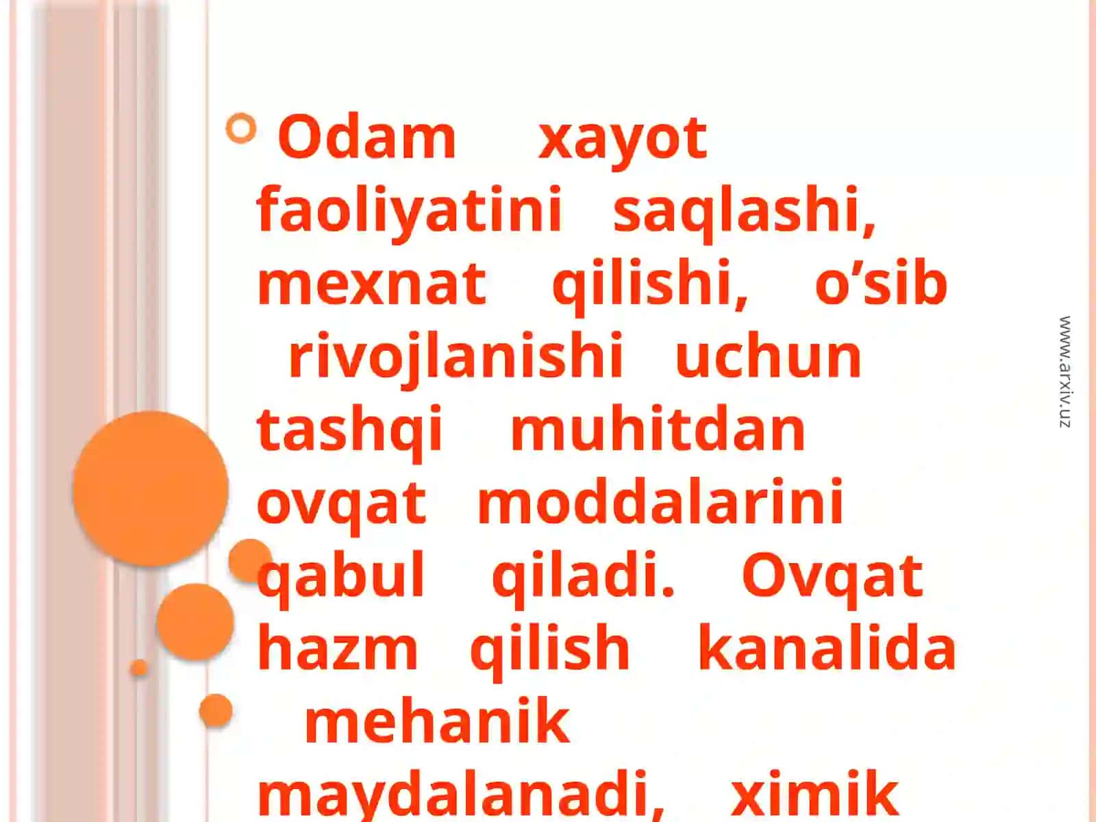 Ovqat hazm qilish tizimining umumiy tuzilishi va yosh xususiyatlari 3