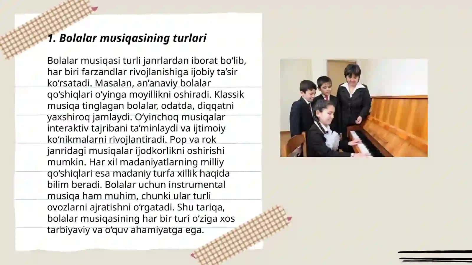 Bolalarni musiqiy faoliyati mazmuni va unga rahbarlik qilish 3