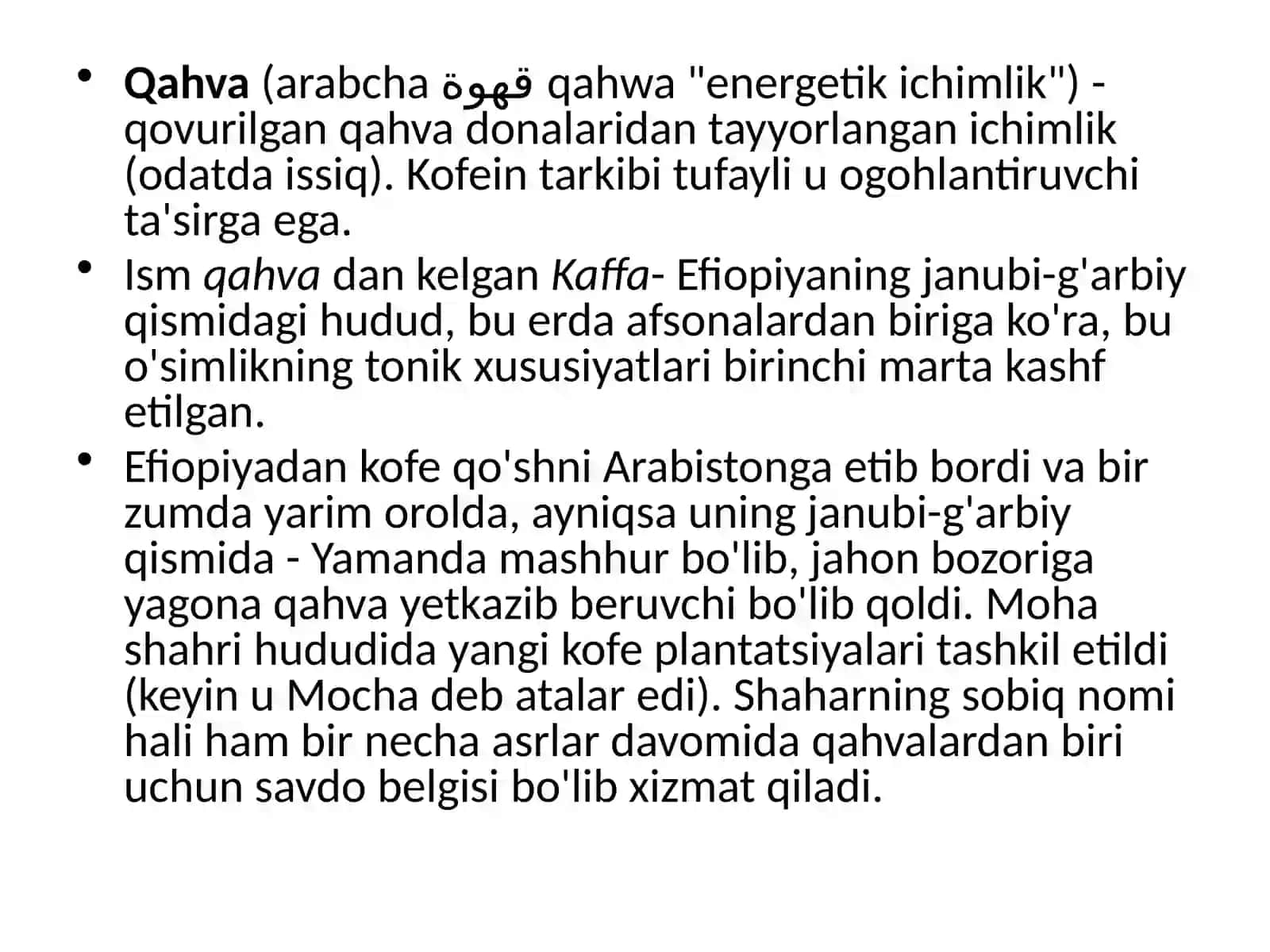 Kofe tayyorlash texnologiyasi 3