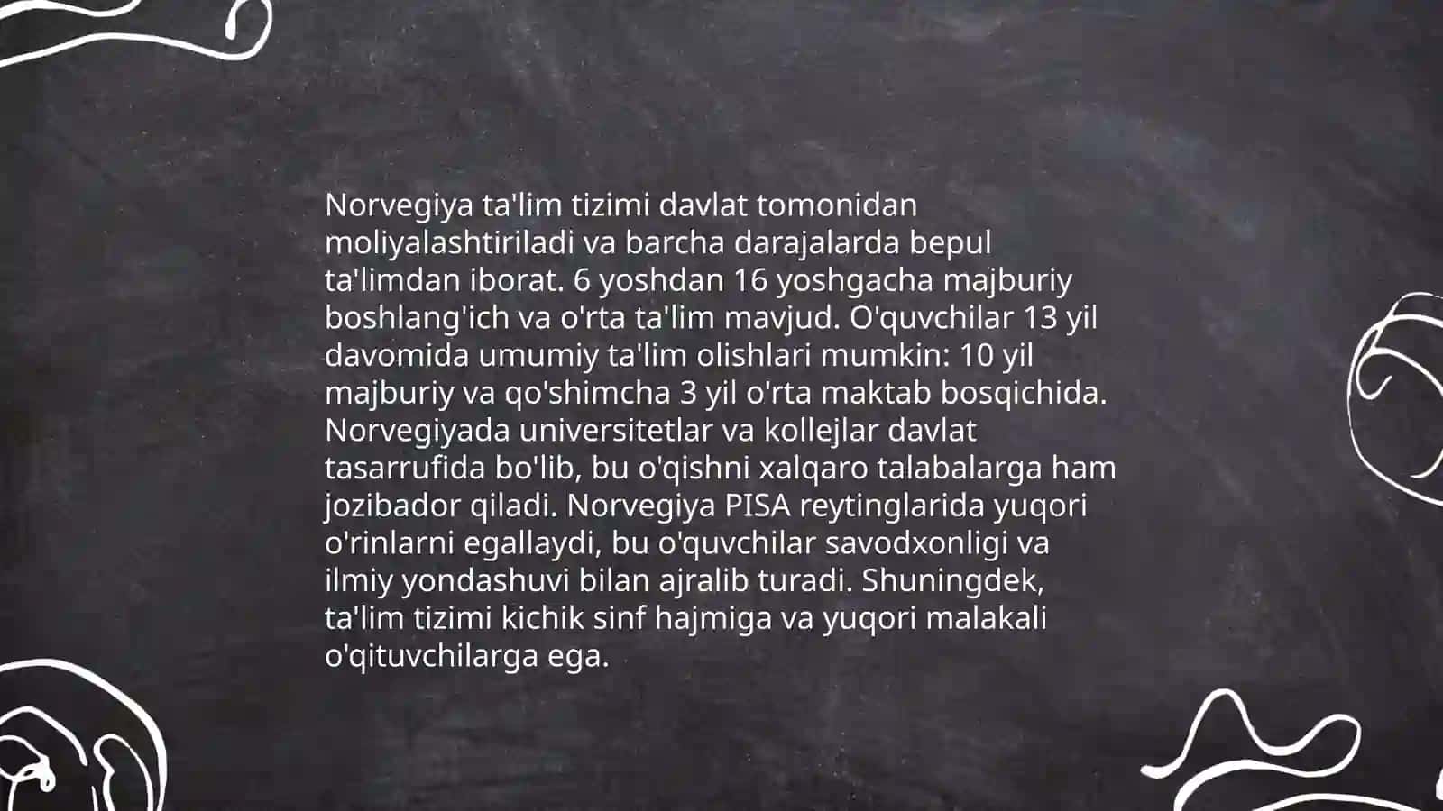 Norvegiya Shvetsiyada medyatalimning oʻziga xosligi 3