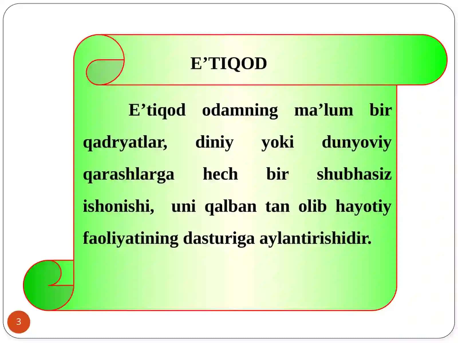 Diniy Ta’limotlar 3