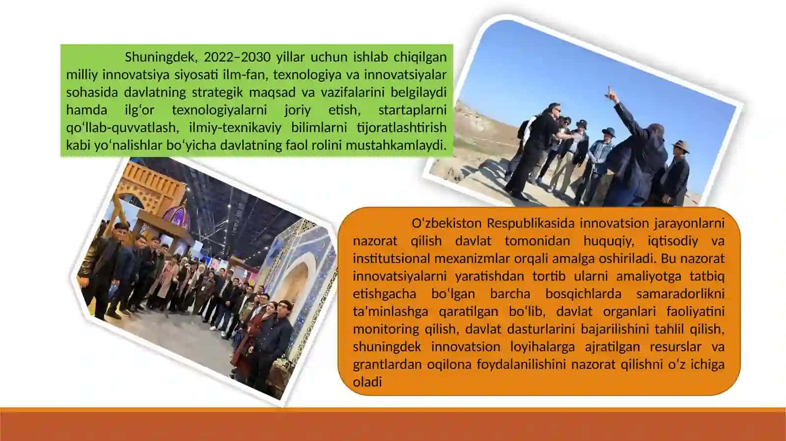 O‘zbekistonda innovatsion jarayonlarni davlat tomonidan nazorat qilish 3