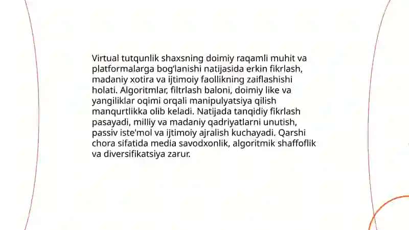 Vertual tutqunlik -manqurtlik vositasi 3
