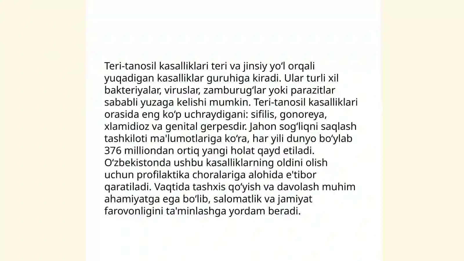 Teri-tanosil kasallik qoʻzgʻatuvchilari haqida umumiy maʼlumot 3