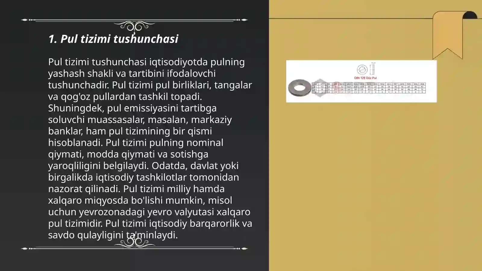 Pul tizimi: mazmuni, turlari va elementlari 3