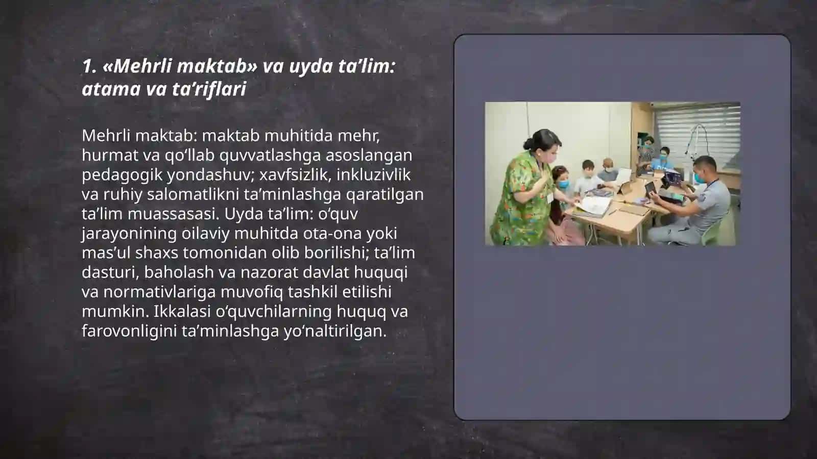 Mehrli maktab va uyda ta’lim 3