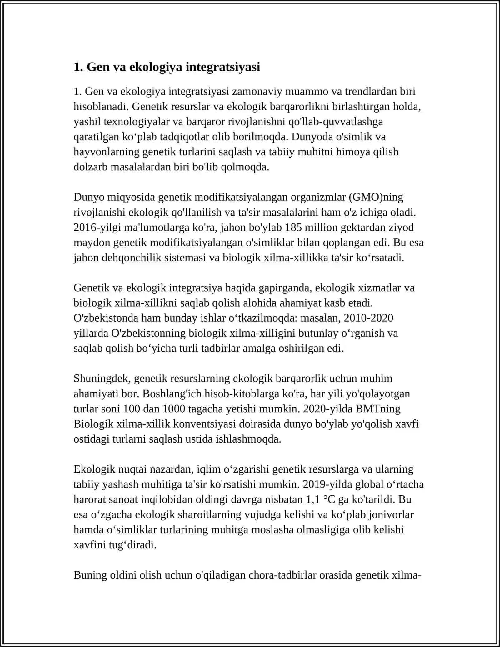 BIOLOGIYA FANIDAGI INTEGRATSION JARAYONLAR VA ULARNING TALIMDAGI AHAMIYATI 3