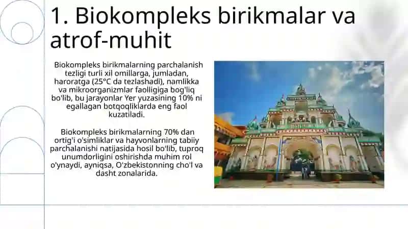 Biokompleks Birikmalar 3