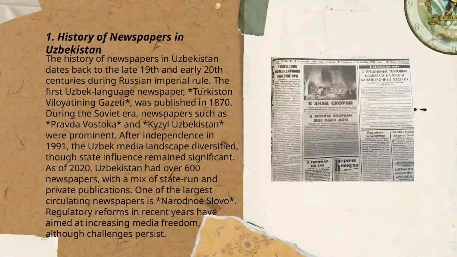 Newspapers in Uzbekistan 3