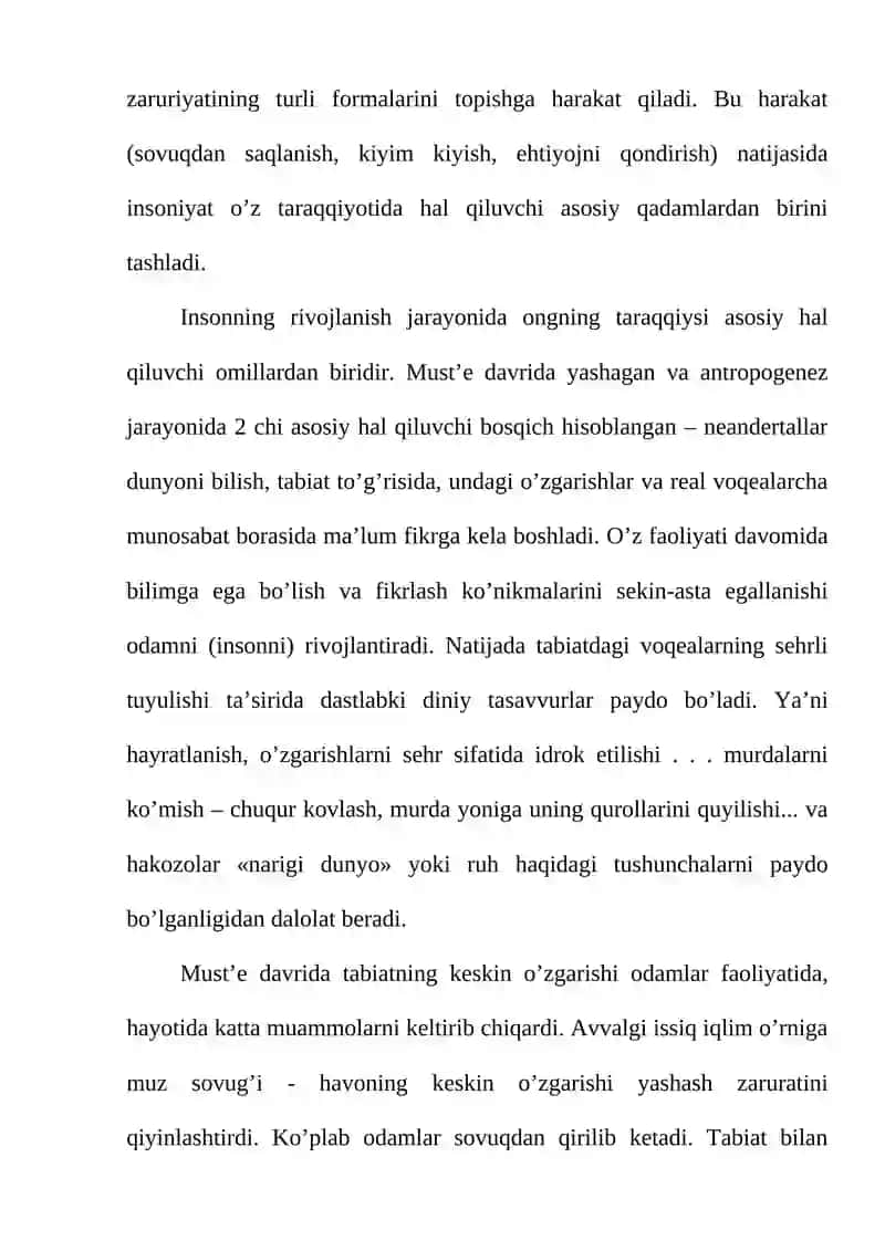 O’rta paleolit davri arxeologiyasi 3