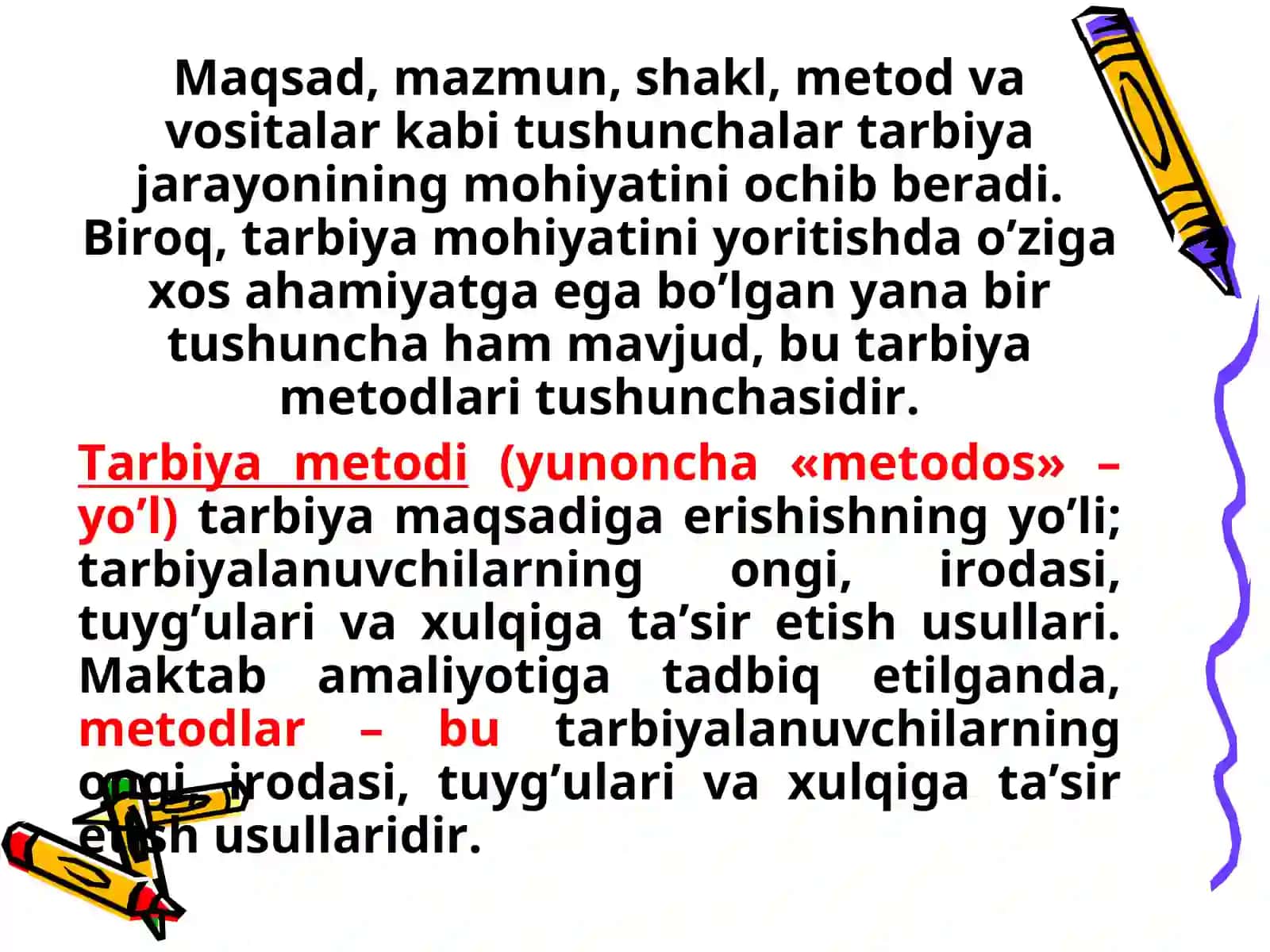 Tarbiya jarayonining mohiyati va mazmuni 3