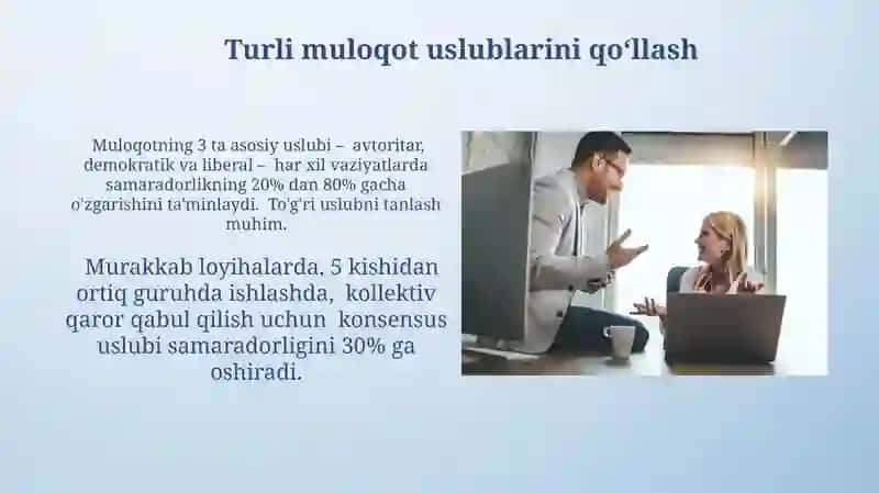 Kasbiy Muloqotda Muvaffaqiyatli Bo‘lish 3