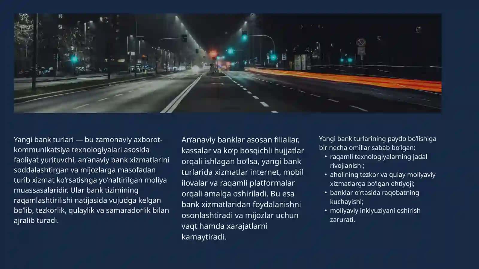 YANGI BANK TURLARINI JORIY ETISHNING AFZALLIKLARI VA MUAMMOLARI 3