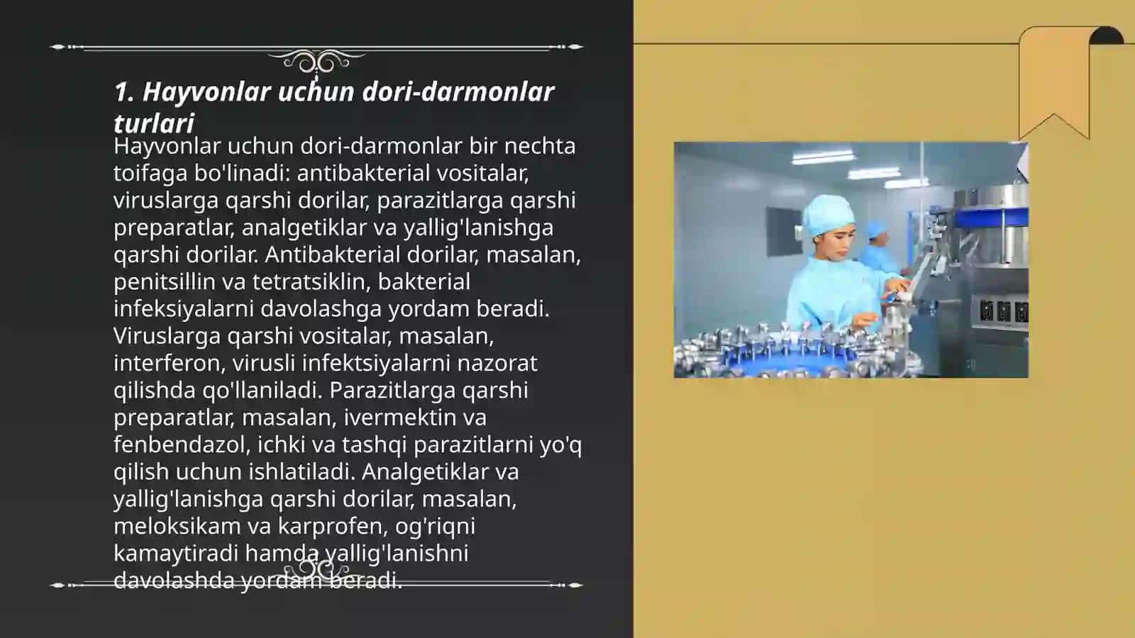 Hayvonlar uchun dori-darmonlar turlari 3