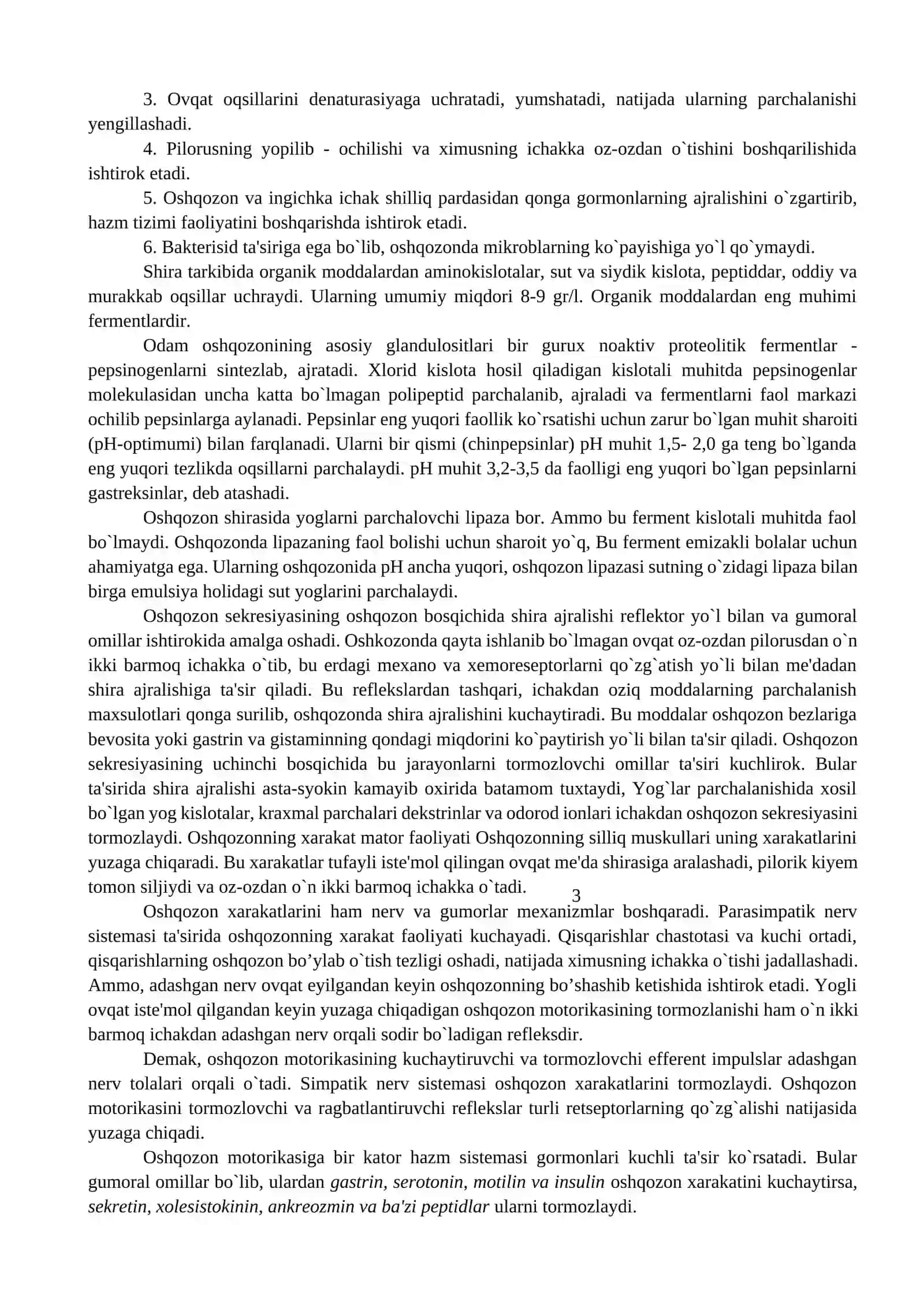 OVQAT HAZM QILISH FIZIOLOGIYASI 3