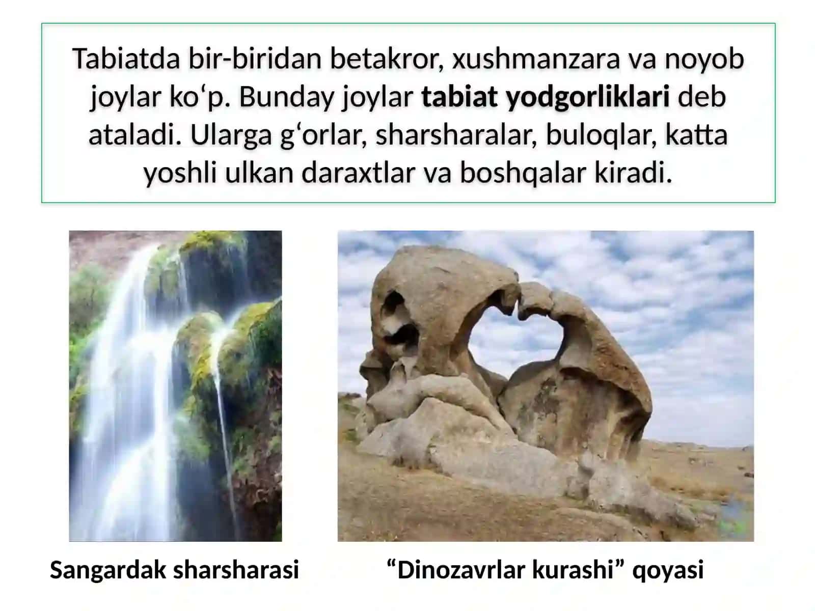 MASHHUR TABIIY OBYEKTLAR 3