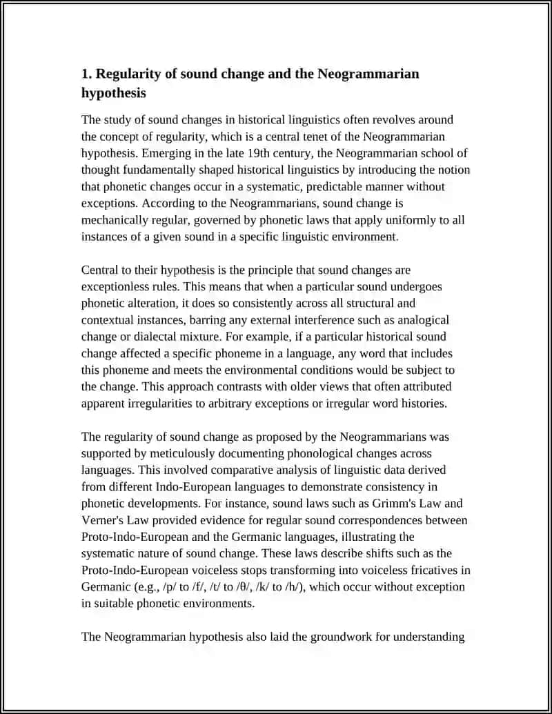 STUDYING SOUND CHANGES IN HISTORICAL LINGUISTICS 3