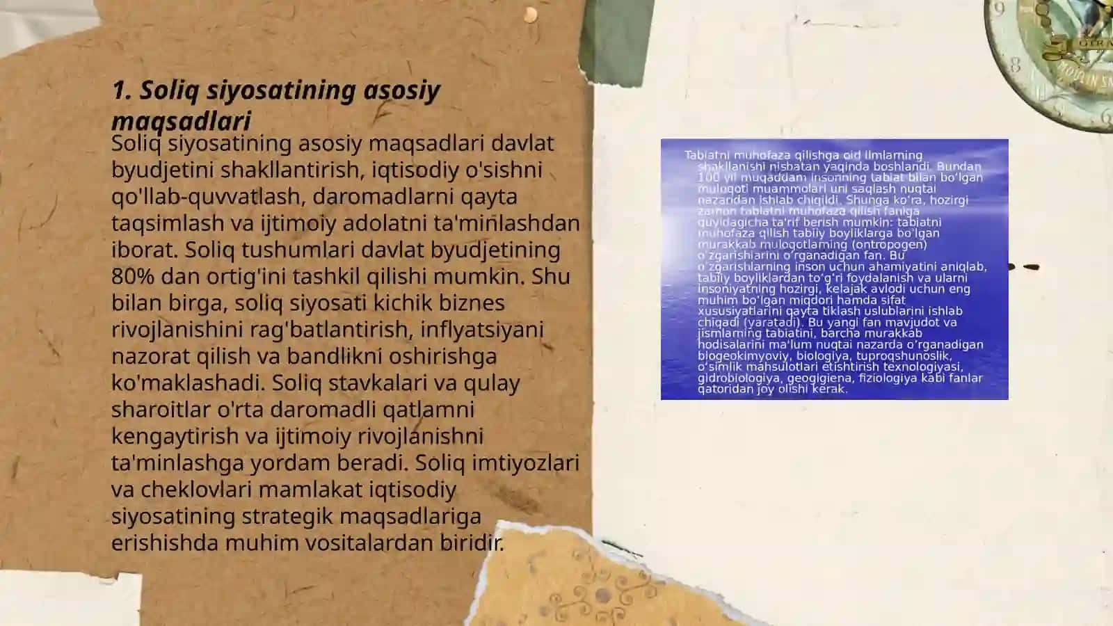 Soliqlar van soliqqa tortish fanining maqsadi vazifalari ob'ekti va predmeti 3