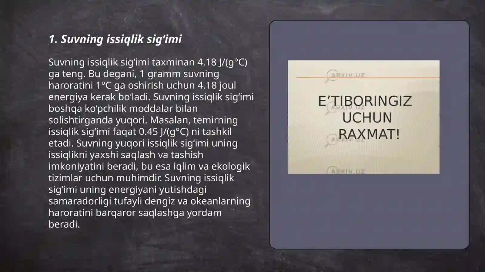 Idrokning xususiyatlari 3