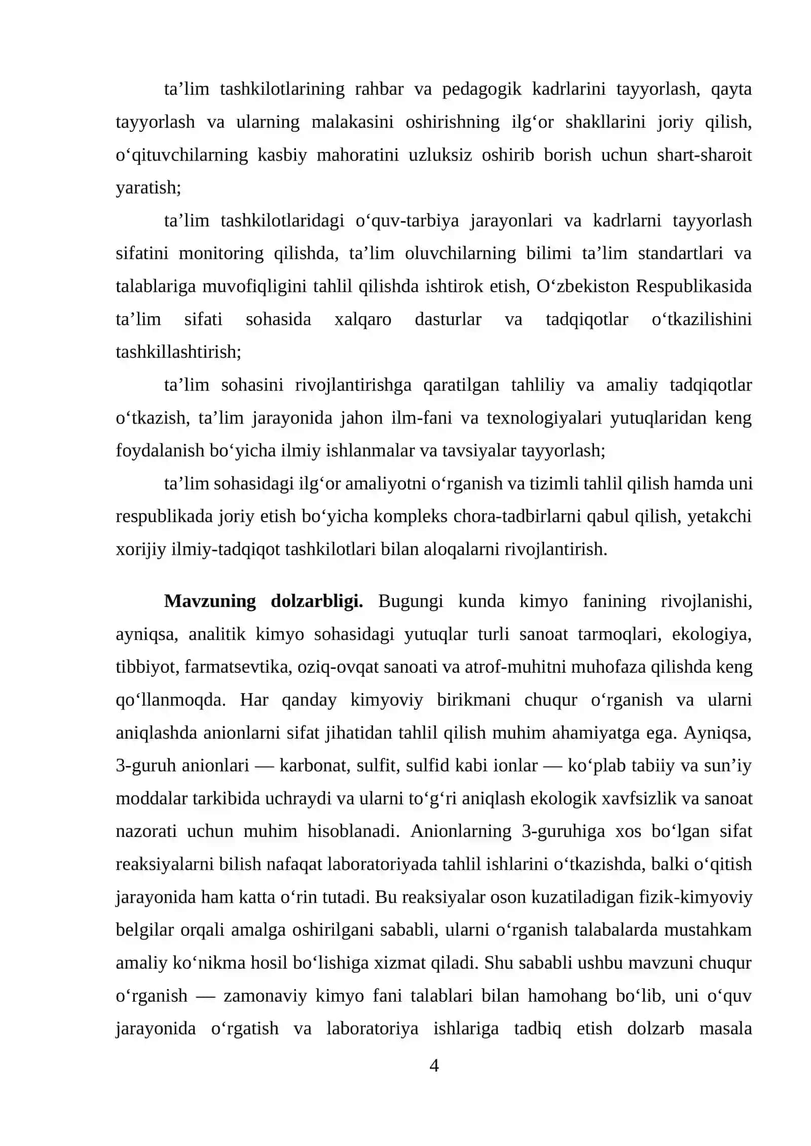ANIONLARNING 3-GURUHI VA ULARGA XOS SIFAT REAKSIYALAR 3