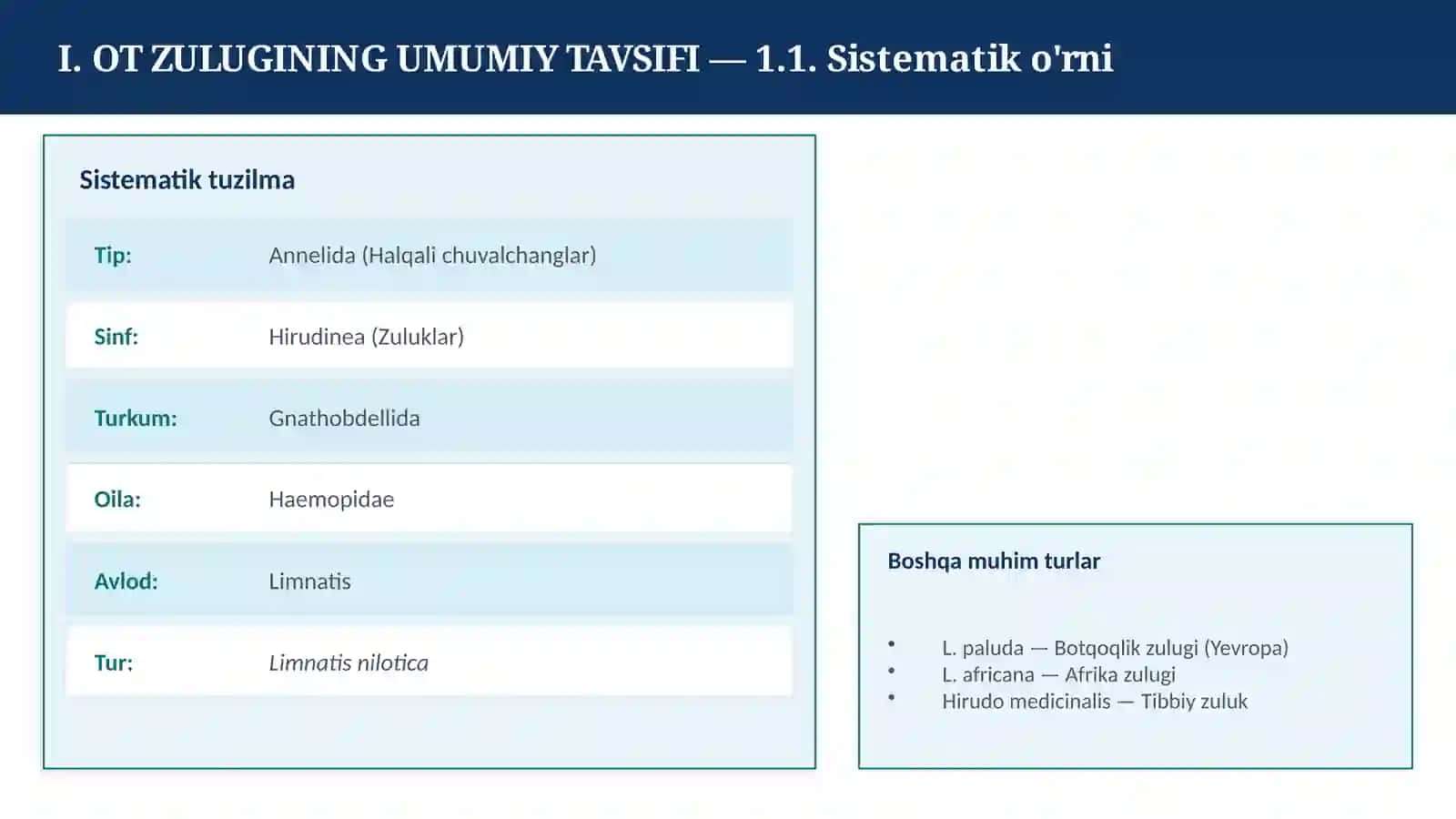 Zuluklar muhim vakillari — Chorvachilik ektoparaziti 3