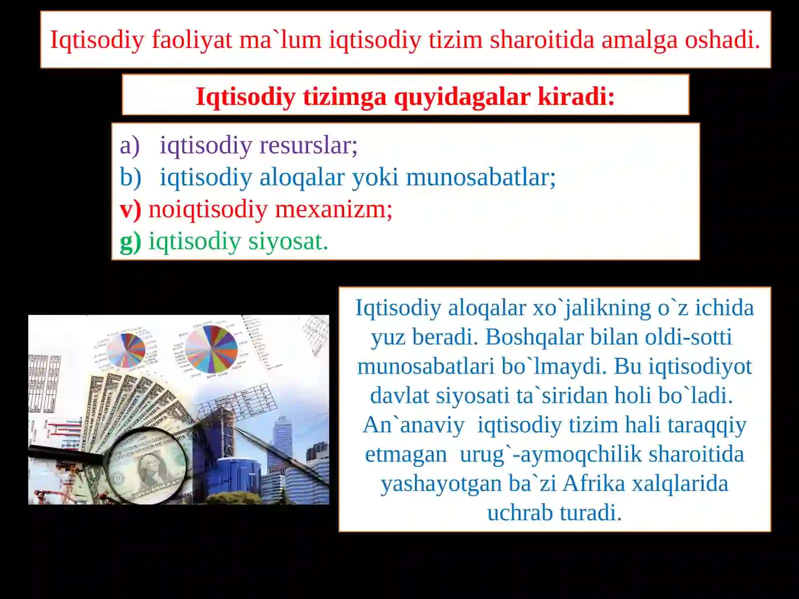 Iqtisodiyotda amaliy dasturiy ta'minotning o'rnivaahamiyati 3
