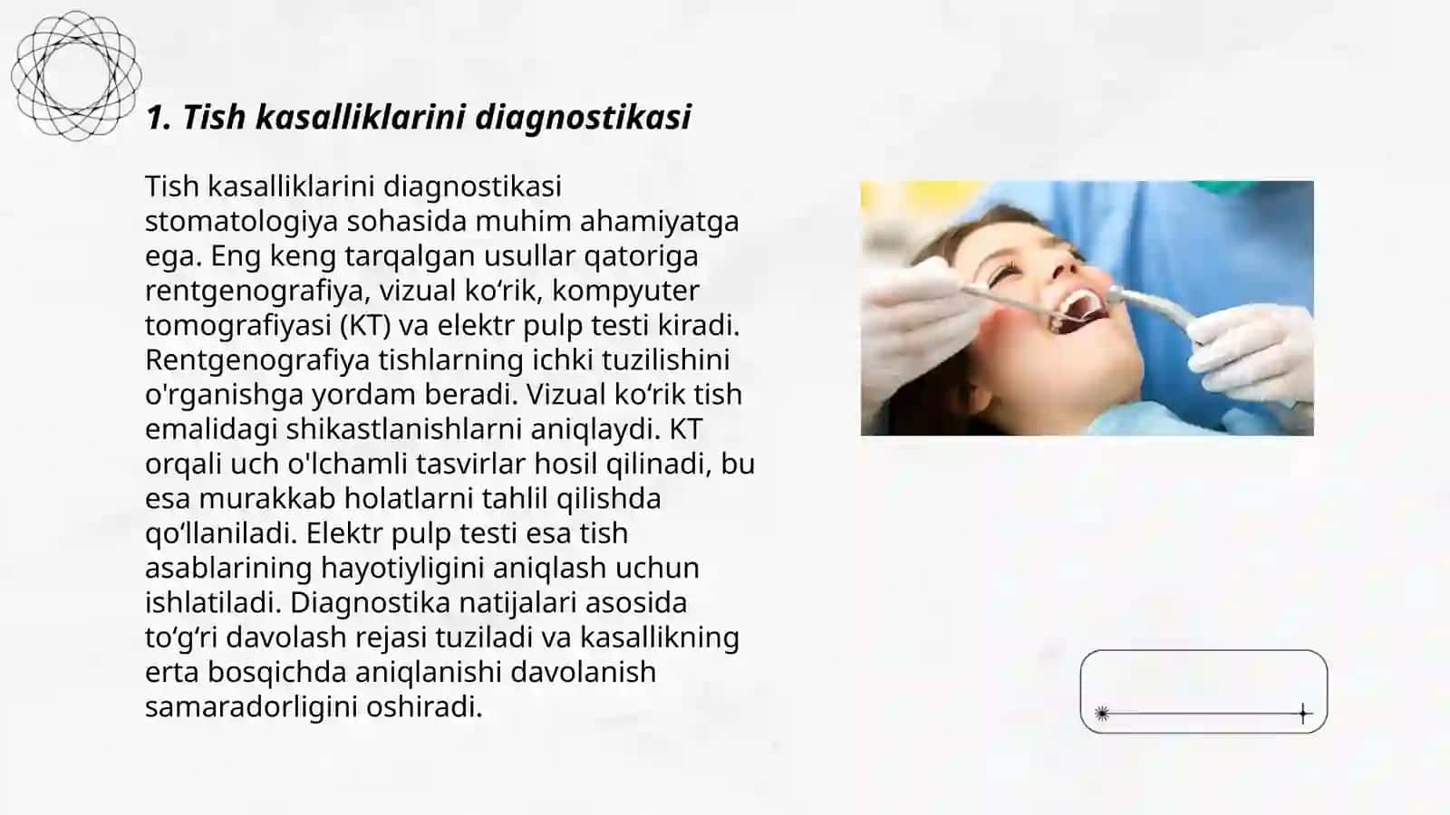 Terapeftik stomatologiya bo'limi 3