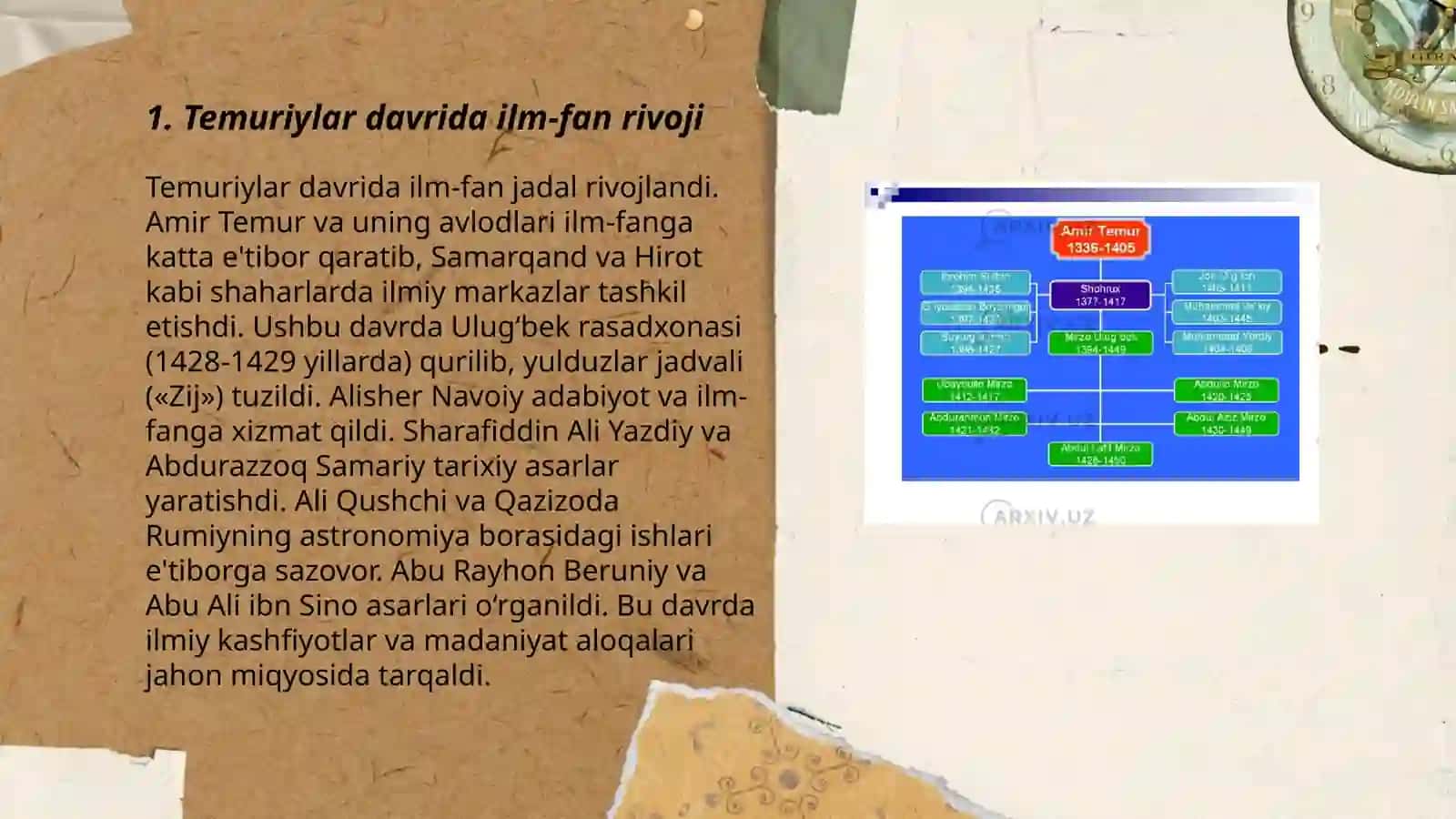 Temuriylar davrida maʼnaviy maʼrifiy yuksalish 3