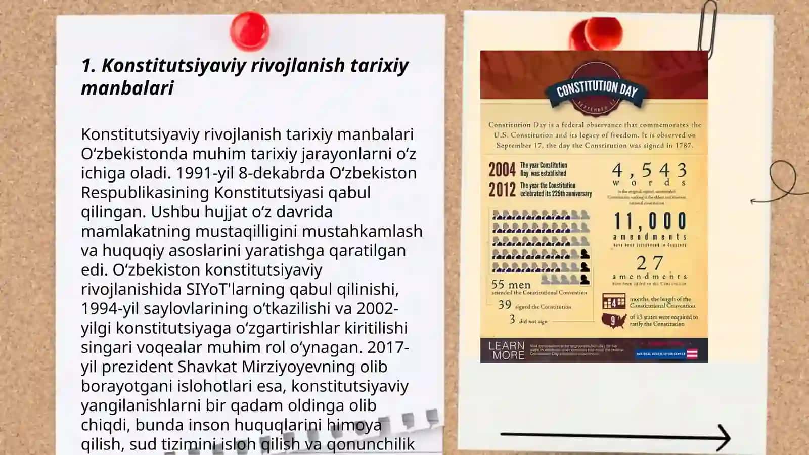 Konstitutsiyada jahon konstitutsiyaviy rivojlanish tajribalari hamda milliy qadriyatlarning aks etishi 3