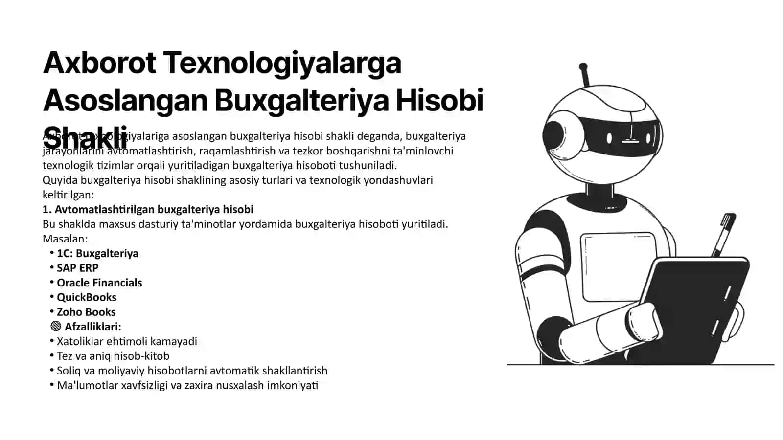 Axborot Texnologiyalarga Asoslangan Buxgalteriya Hisobi Shakli 3