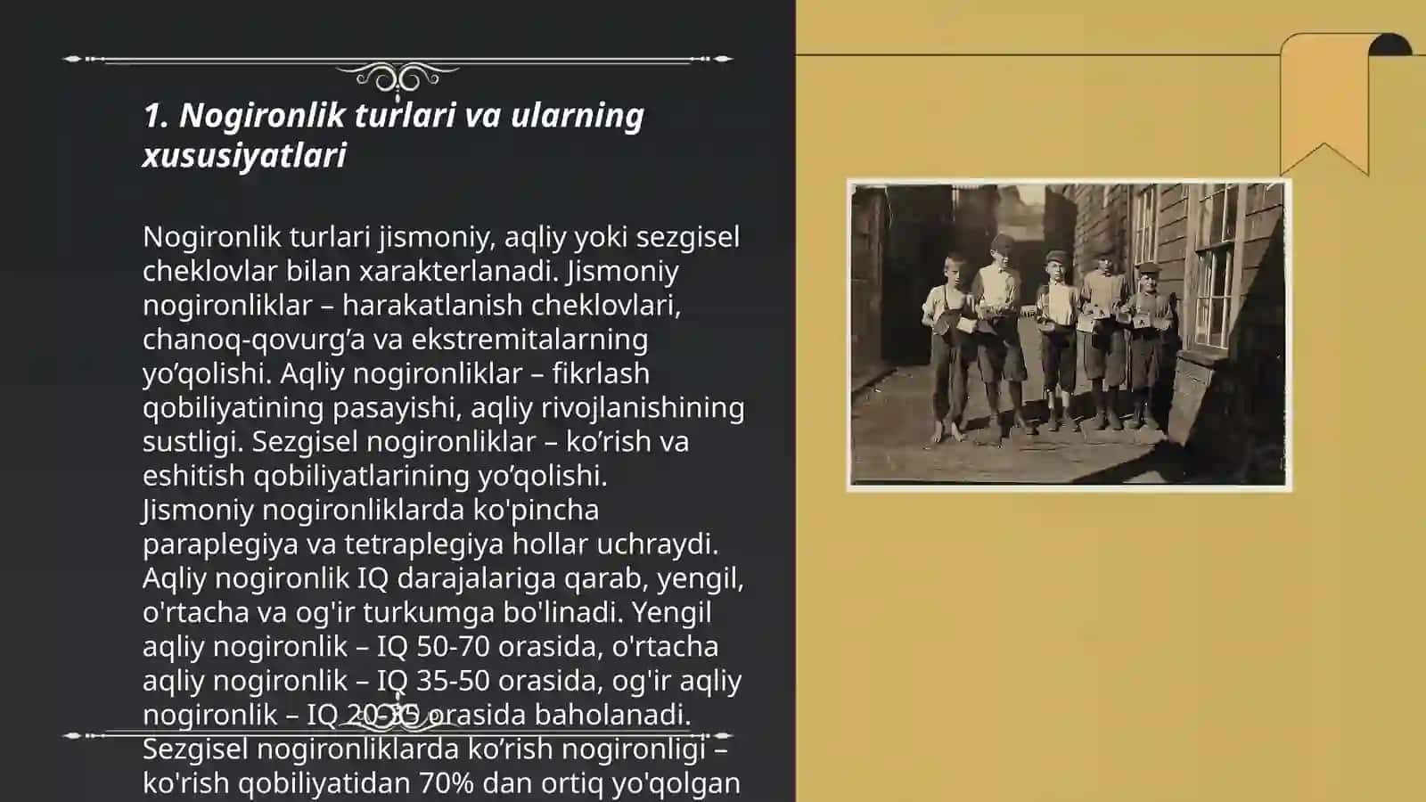 Nogironlik turlari va ularning xususiyatlari 3