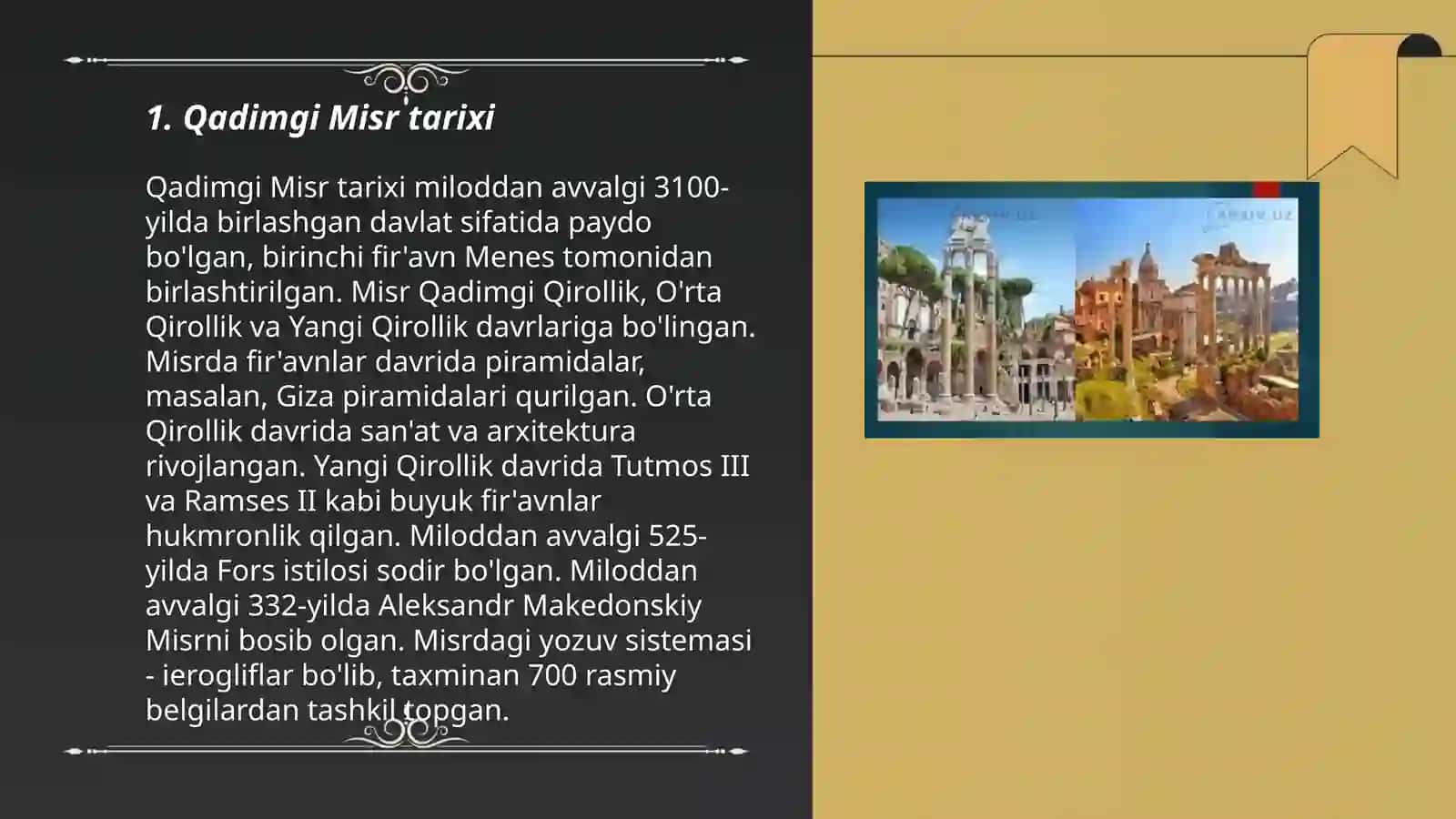 Qadimgi misr va yunoniston 3