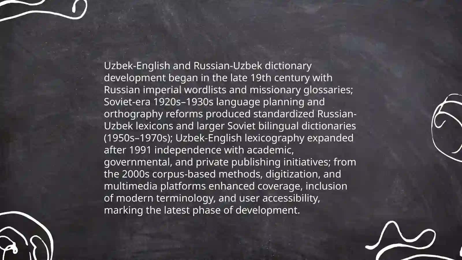 Overview of Uzbek-English and Russian-Uzbek dictionaries 3