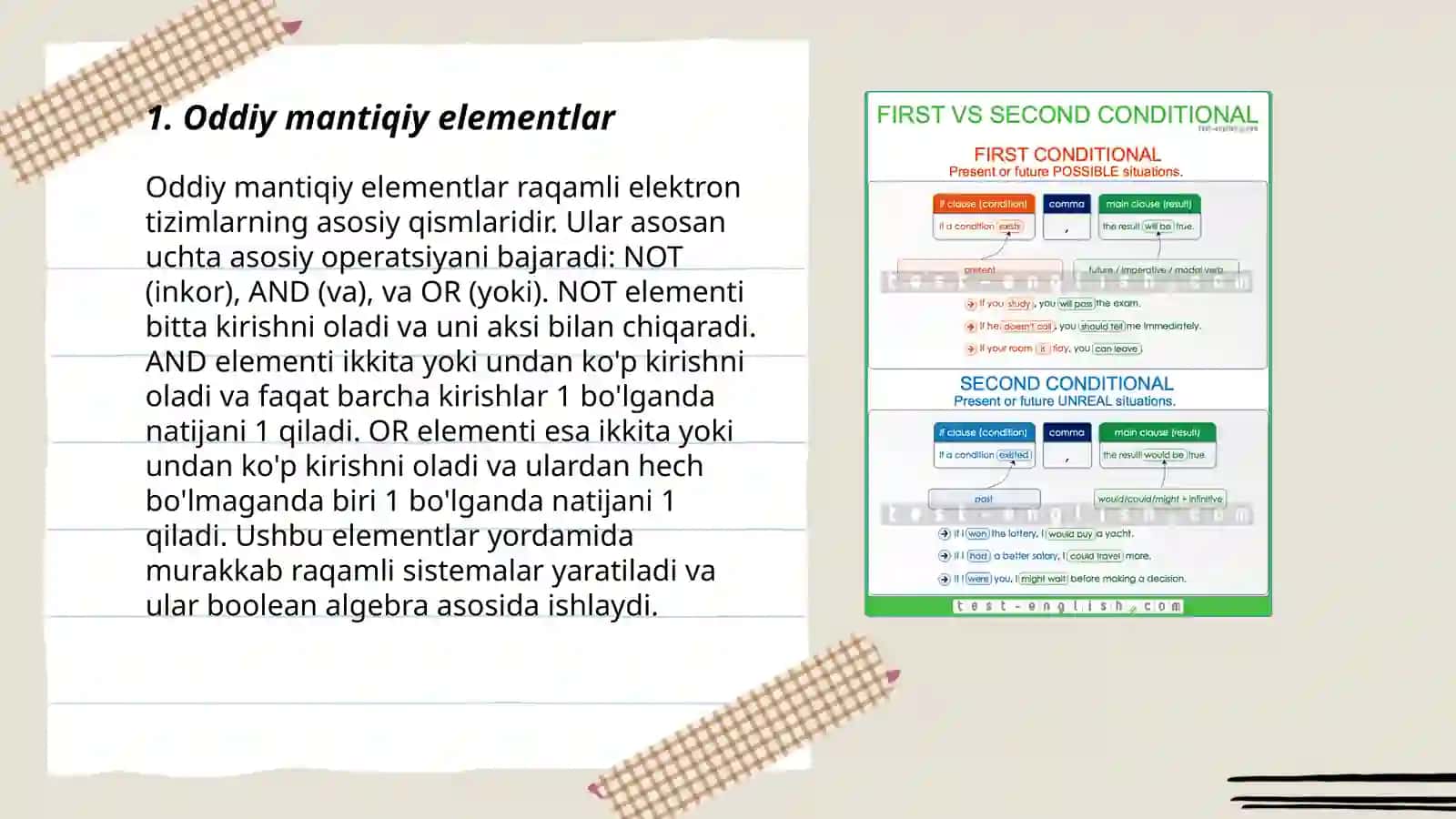 Kompyuterlarni asosiy raqamli mantiqiy sxemalari 3