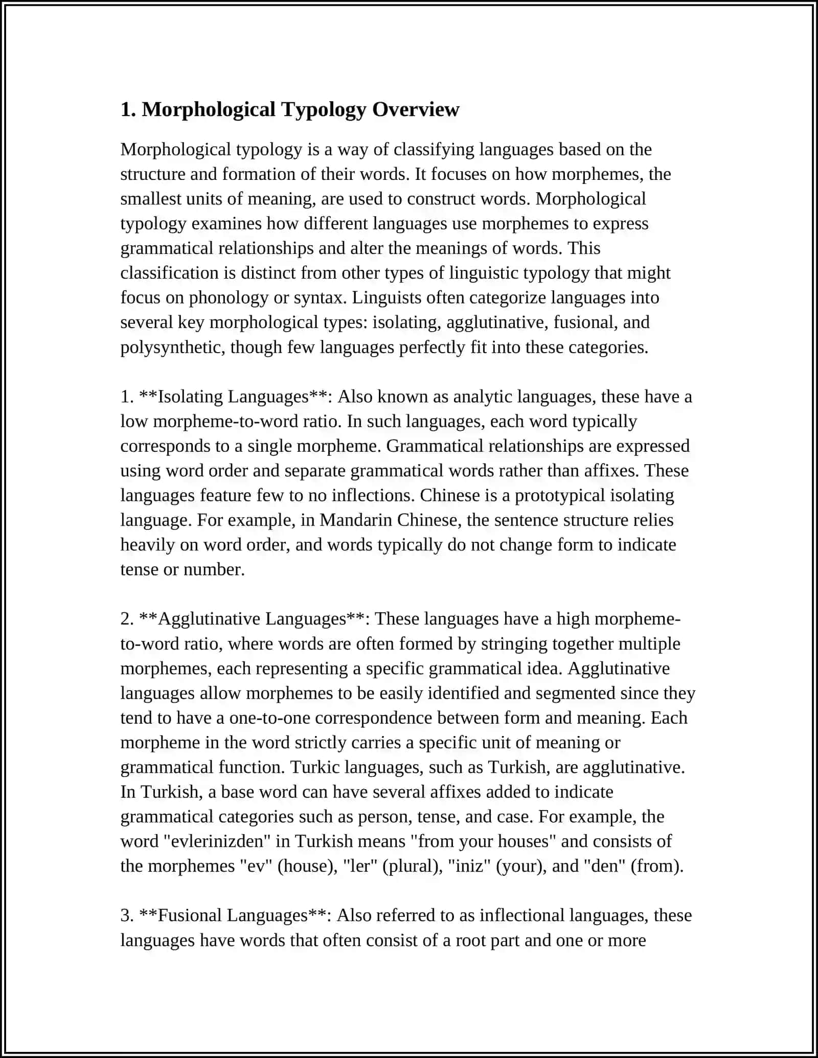 TYPOLOGY OF MORPHOLOGICAL LEVEL OF UZBEK, ENGLISH AND RUSSIAN LANGUAGE 3