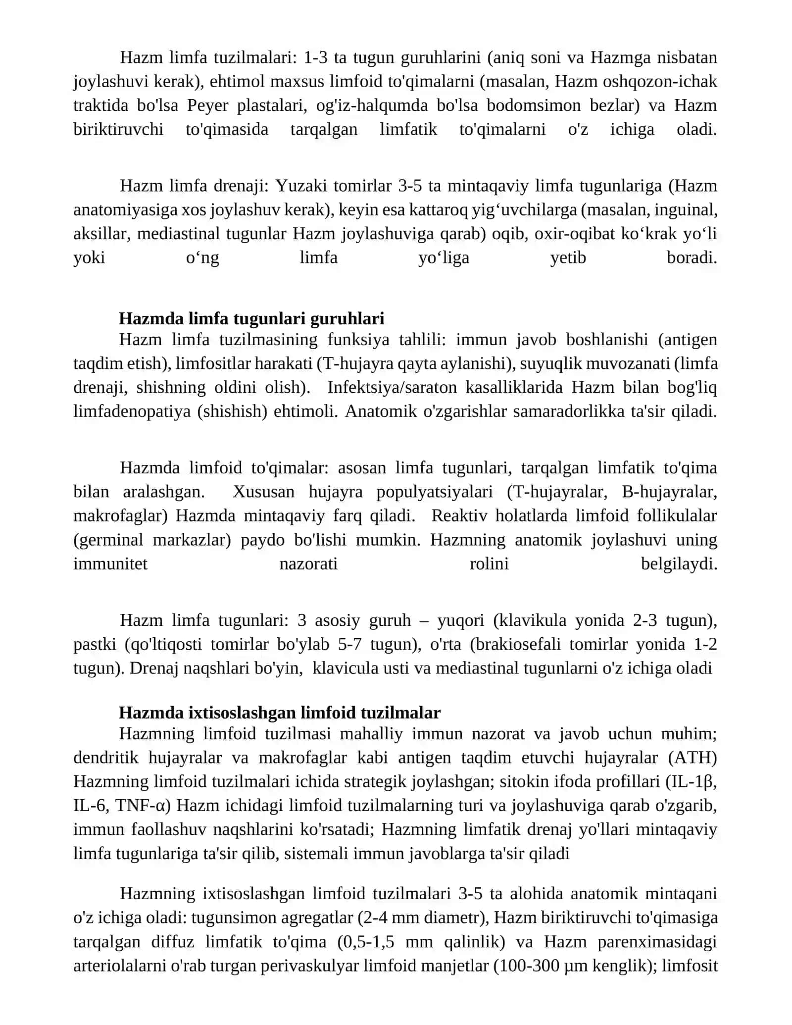 Hazm nayining limfoid tuzilmalari 3
