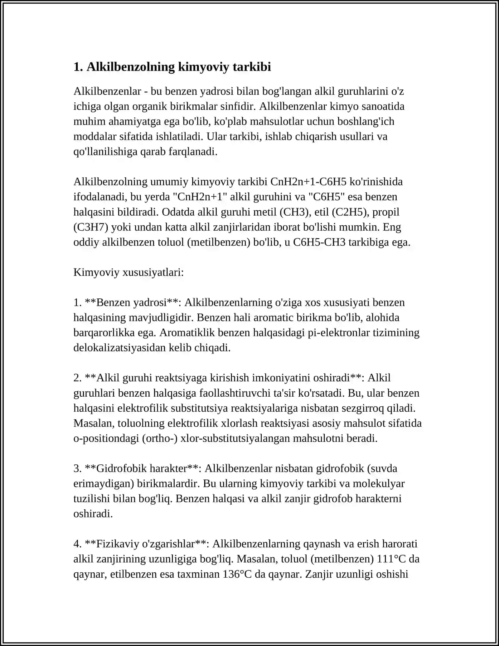 ALKILBENZOLLAR 3