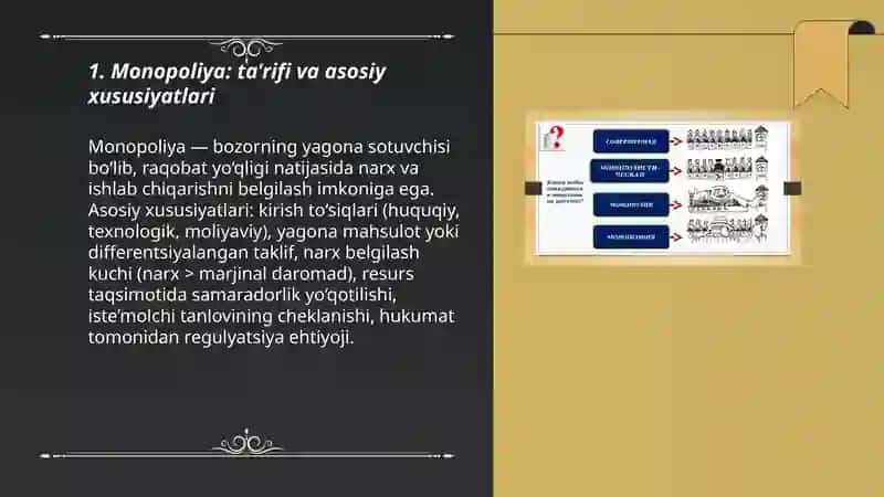 Monopoliya: ta'rifi va asosiy xususiyatlari 3
