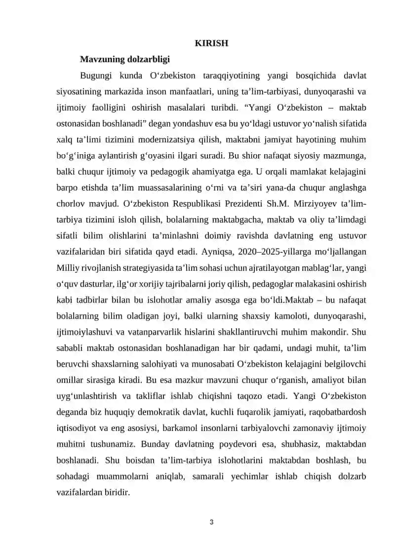 Yangi O'zbekiston - maktab ostonasidan boshlanadi 3