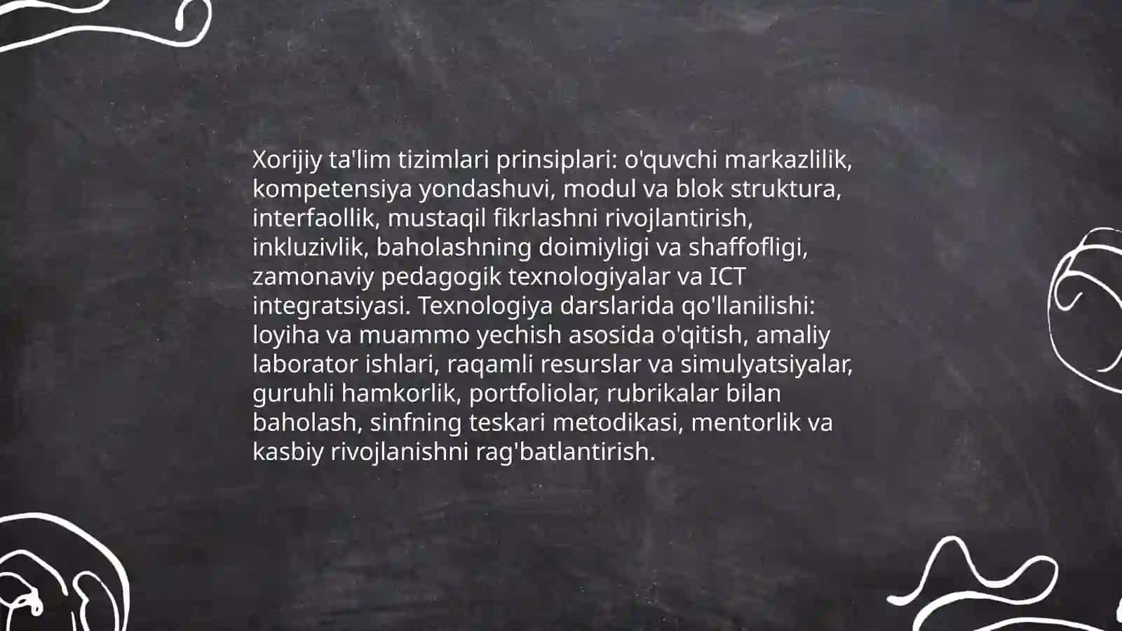 Texnologiya darslarida xorijiy ta'lim tizimidan foydalanishning metod va usullari 3